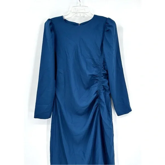 Ann Taylor Sheath Dress Teal Size 6 - Picture 3 of 9